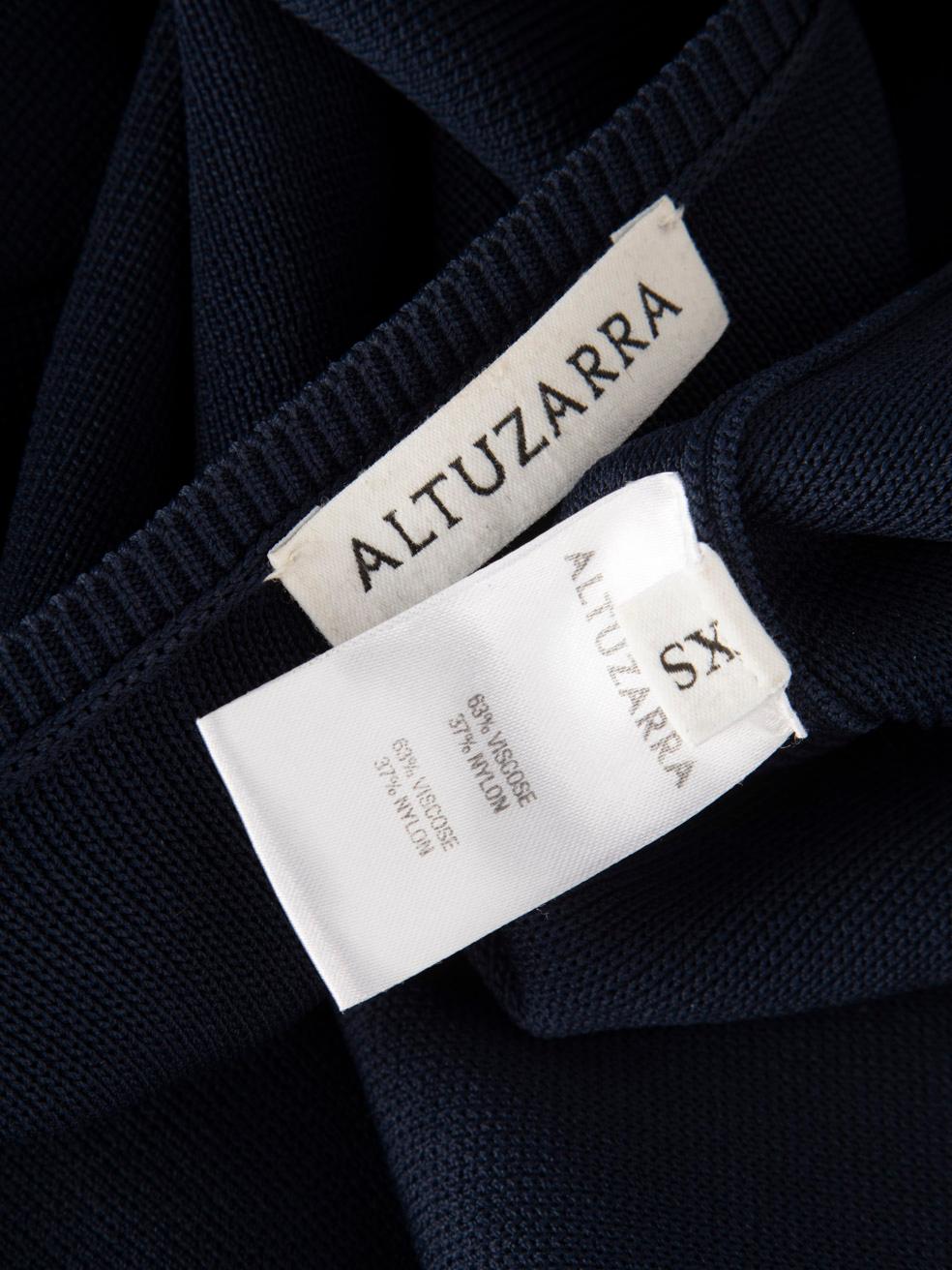 Altuzarra Navy Button Down Bodycon Dress Size XS For Sale 1