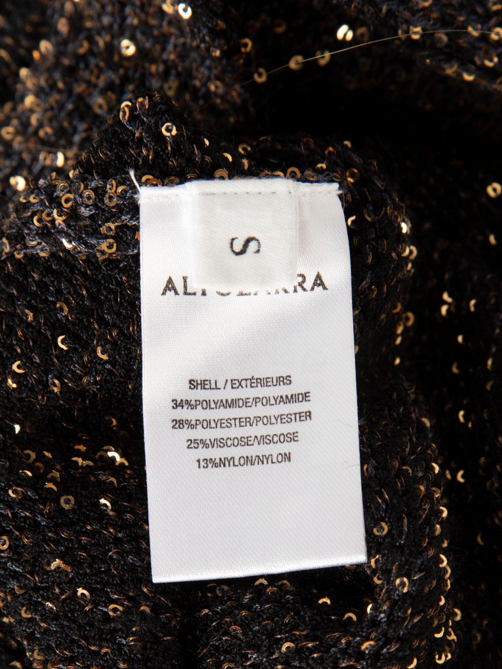 Altuzarra Navy & Gold Sequin Bolero Size S 2