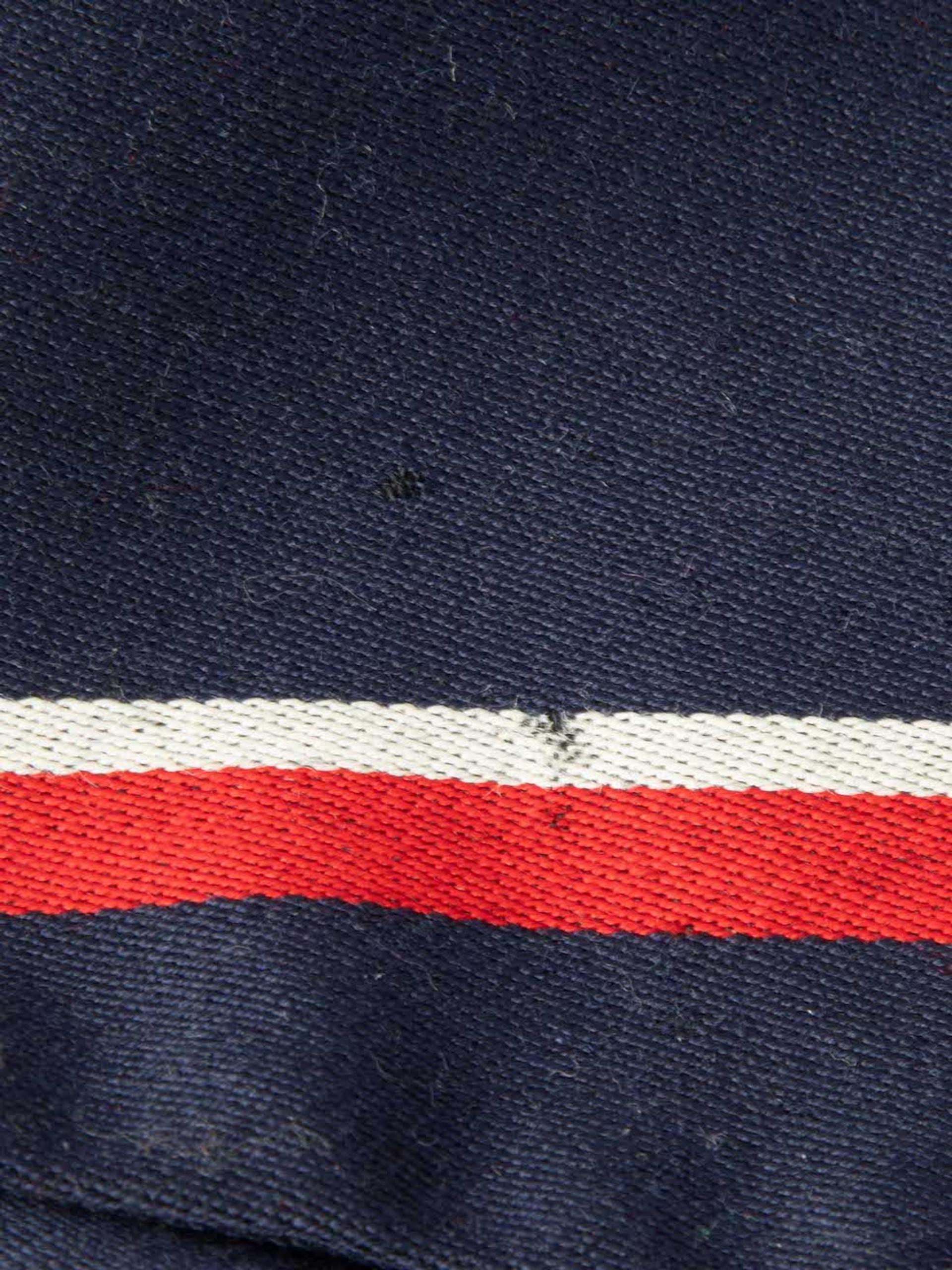 Women's Altuzarra Navy Wool Striped Knee Length Skirt Size M For Sale