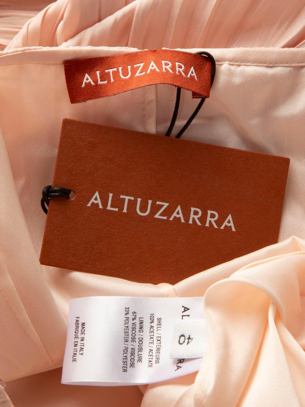 Women's Altuzarra Pink Textured Knee-length Skirt Size L For Sale