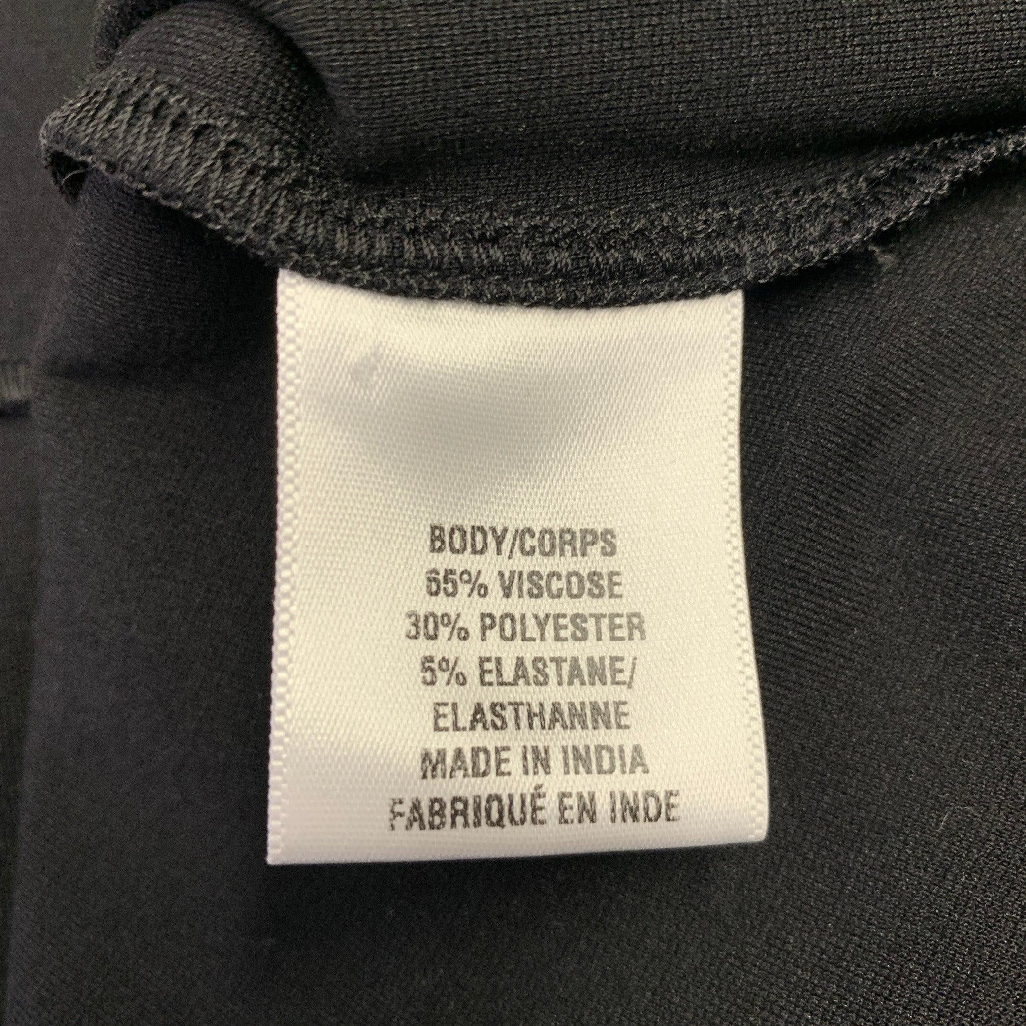 ALTUZARRA Taille XS Noir Mélange de viscose Pull à col ras du cou clouté avec boutons-pression en vente 2