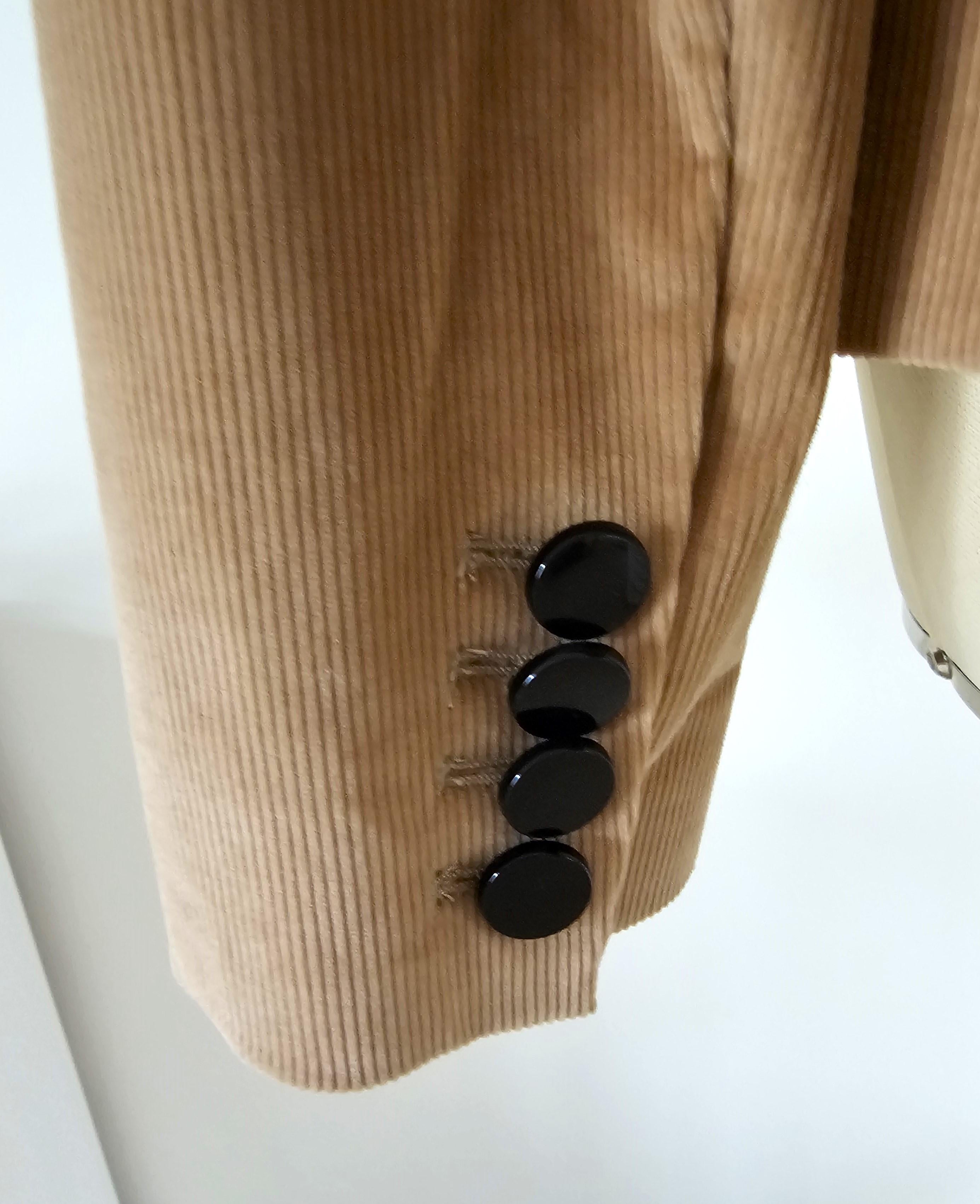 Women's Altuzarra Vintage Corduroy Blazer in Light Brown For Sale