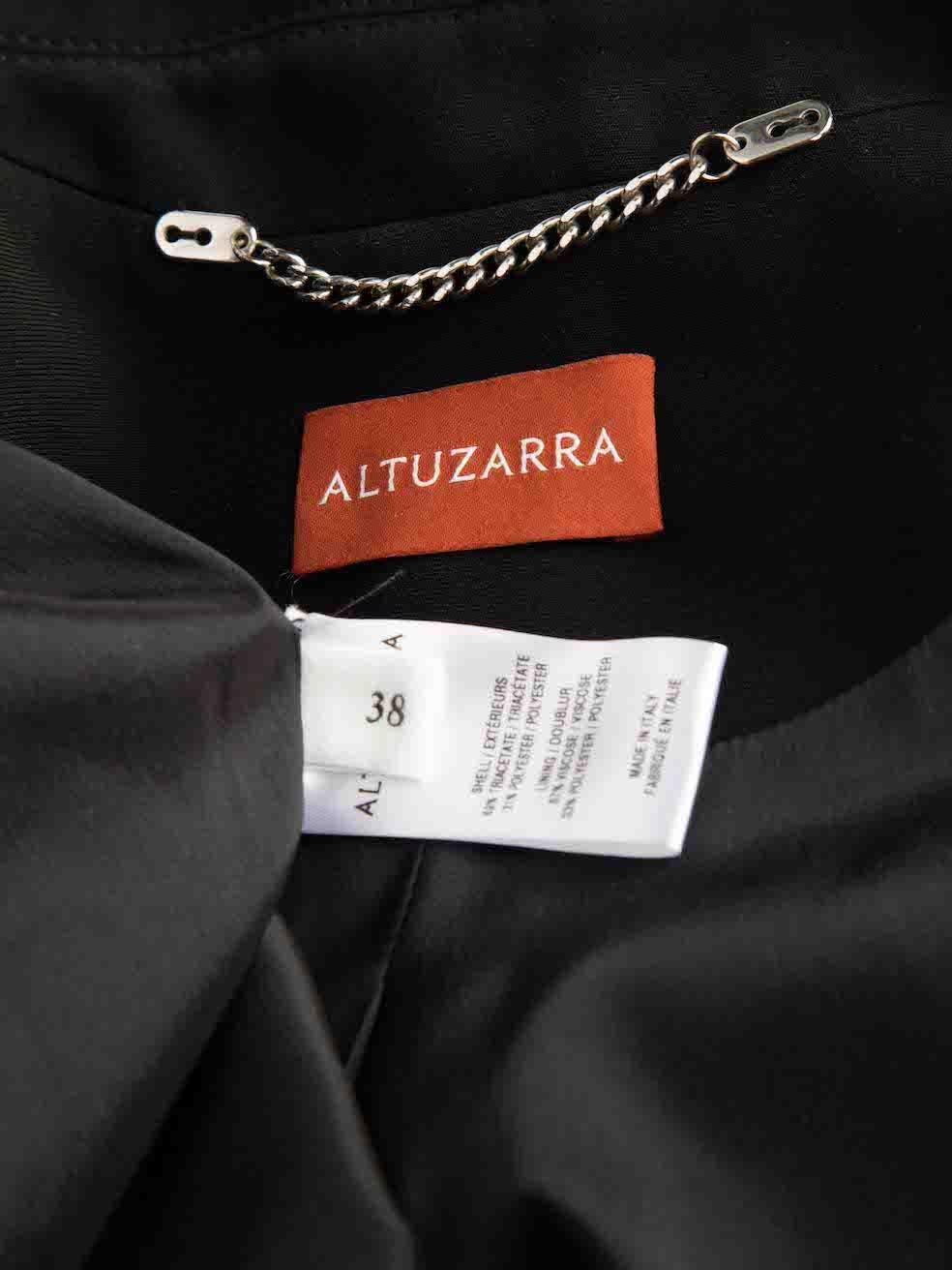 Altuzarra Women's Black Double Breasted Belted Blazer 2