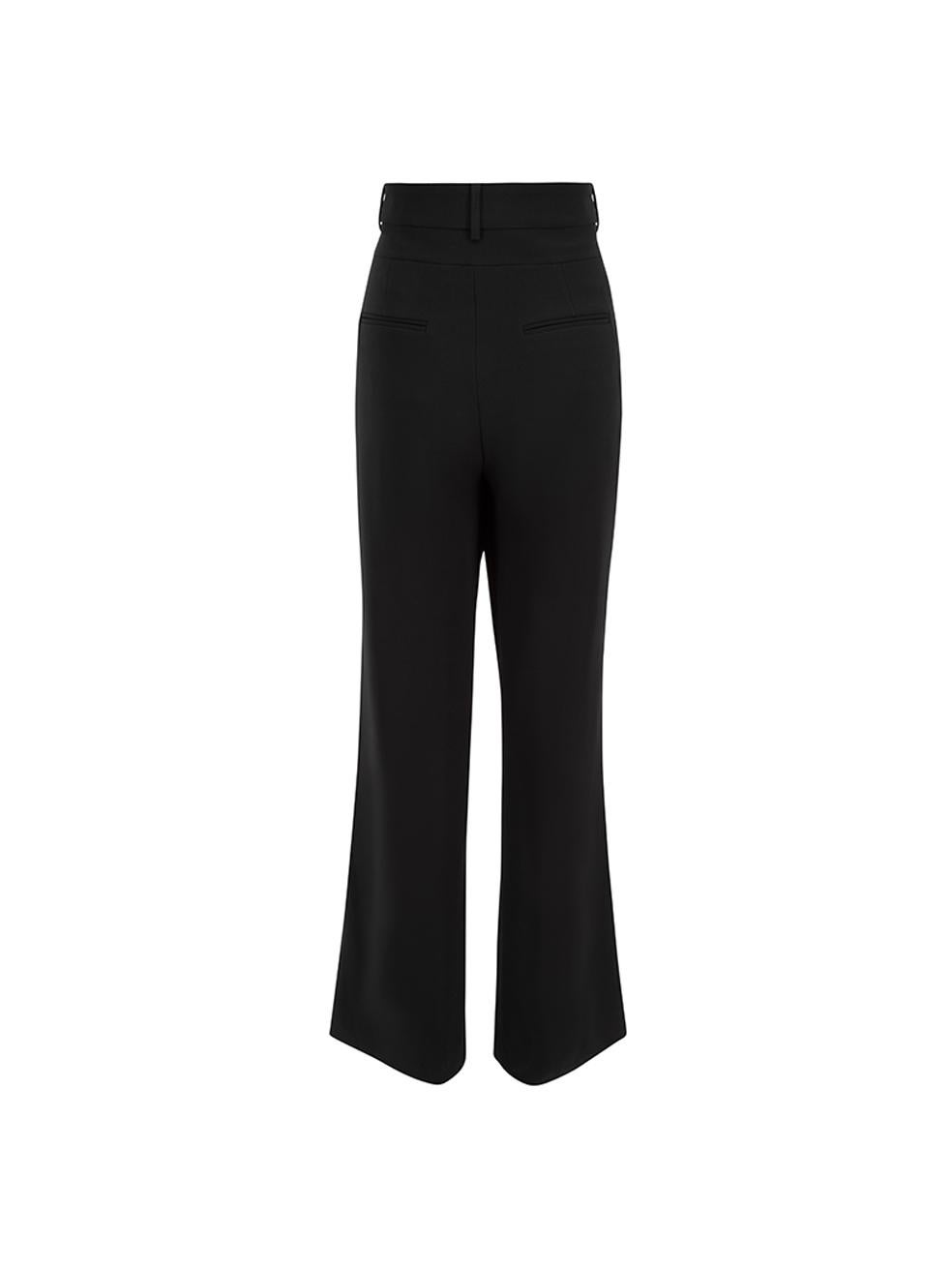 Altuzarra Women's Black High Rise Suit Trousers In Good Condition In London, GB