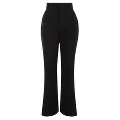 Altuzarra Women's Black High Rise Suit Trousers