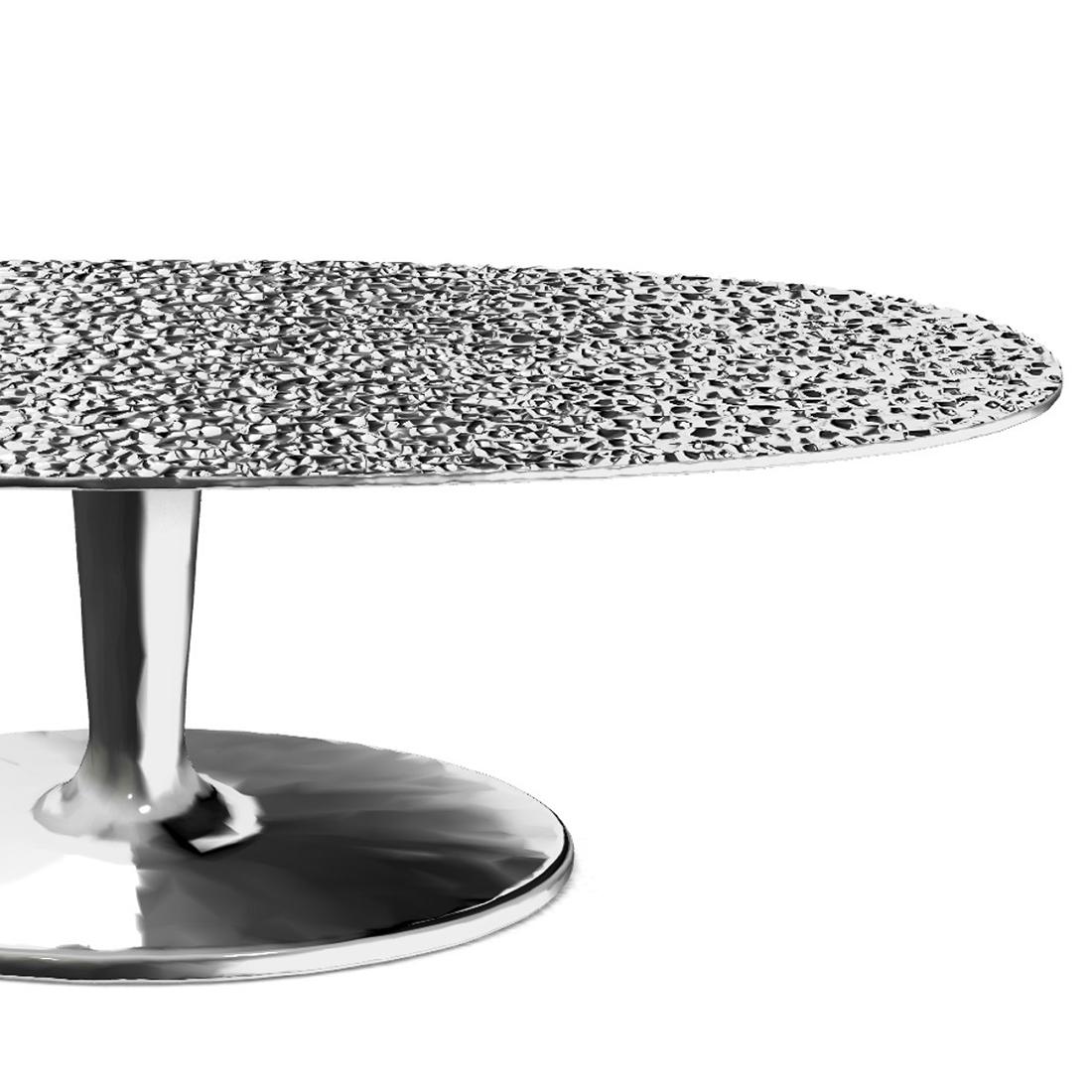 Italian Alu Drops Coffee Table For Sale