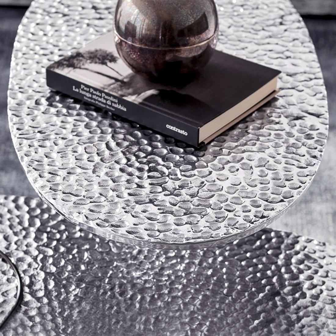 Aluminum Alu Drops Coffee Table For Sale