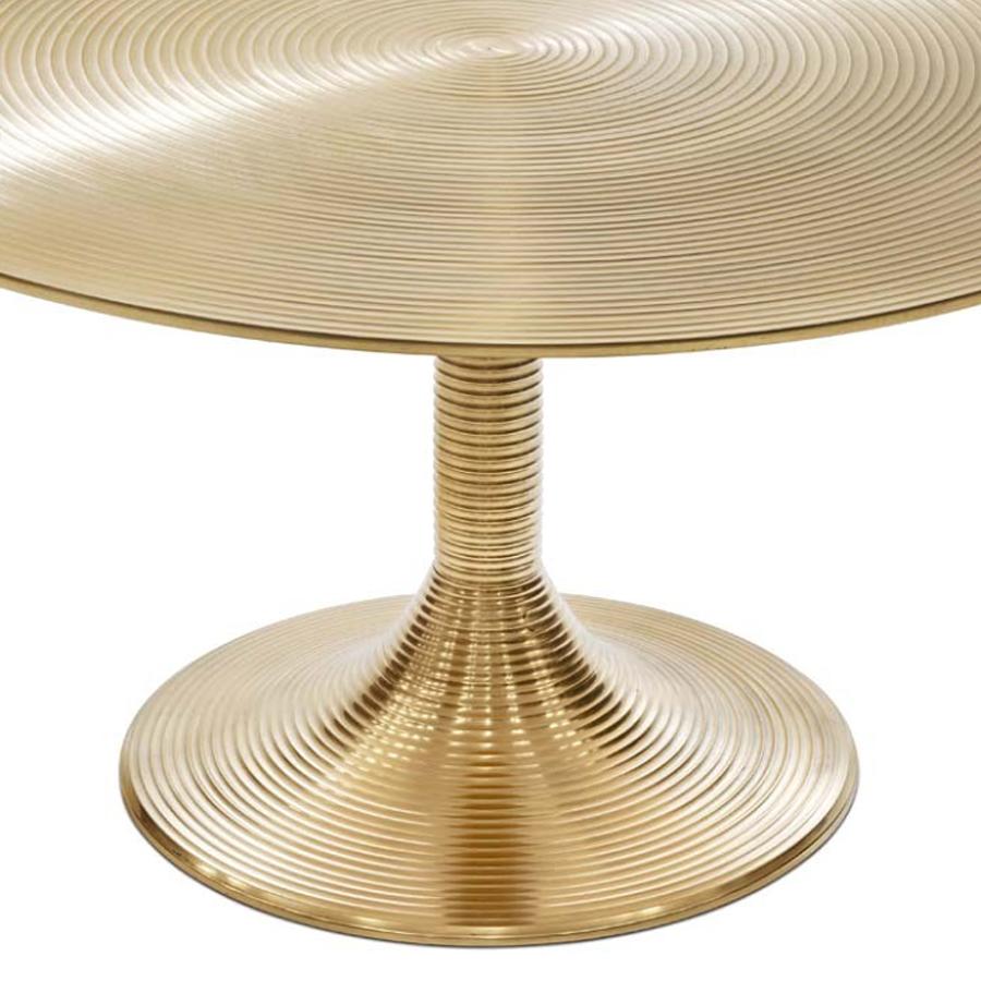 Cast Alu Gilt Coffee Table For Sale