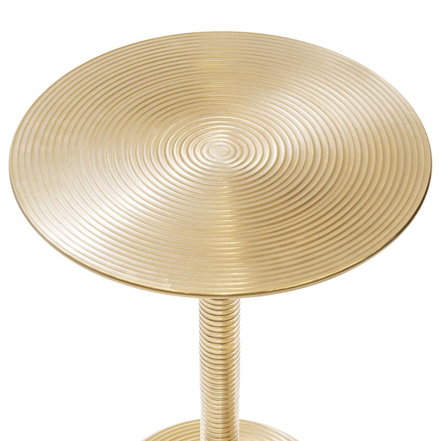 Alu Gilt Side Table In New Condition For Sale In Paris, FR