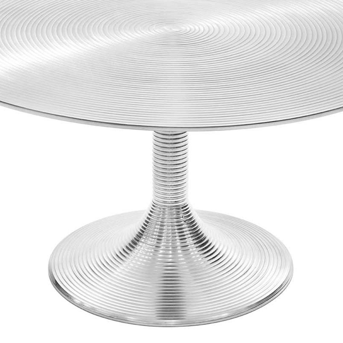 Alu Nickel Coffee Table In New Condition For Sale In Paris, FR