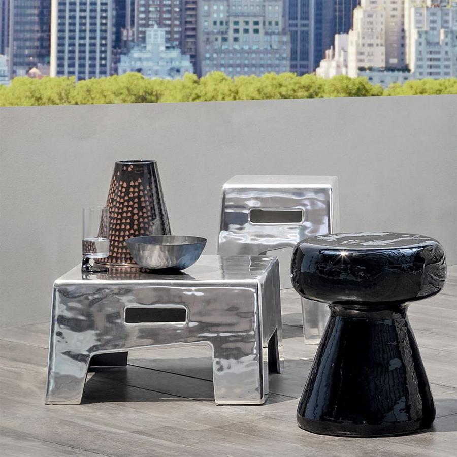 Poli Table d'appoint Alu en aluminium poli Indoor Outdoor en vente