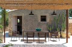 Alu-Square Twist Rope EMU Carousel Armchair