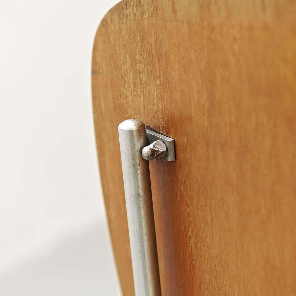 Aluminiumflex-Stühle, Erstausgabe, Paar von Armin Wirth im Angebot 4