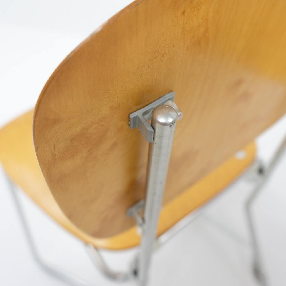 Aluflex Stacking Chairs by Armin Wirth, 1950s, Set of Five In Good Condition In Renens, CH