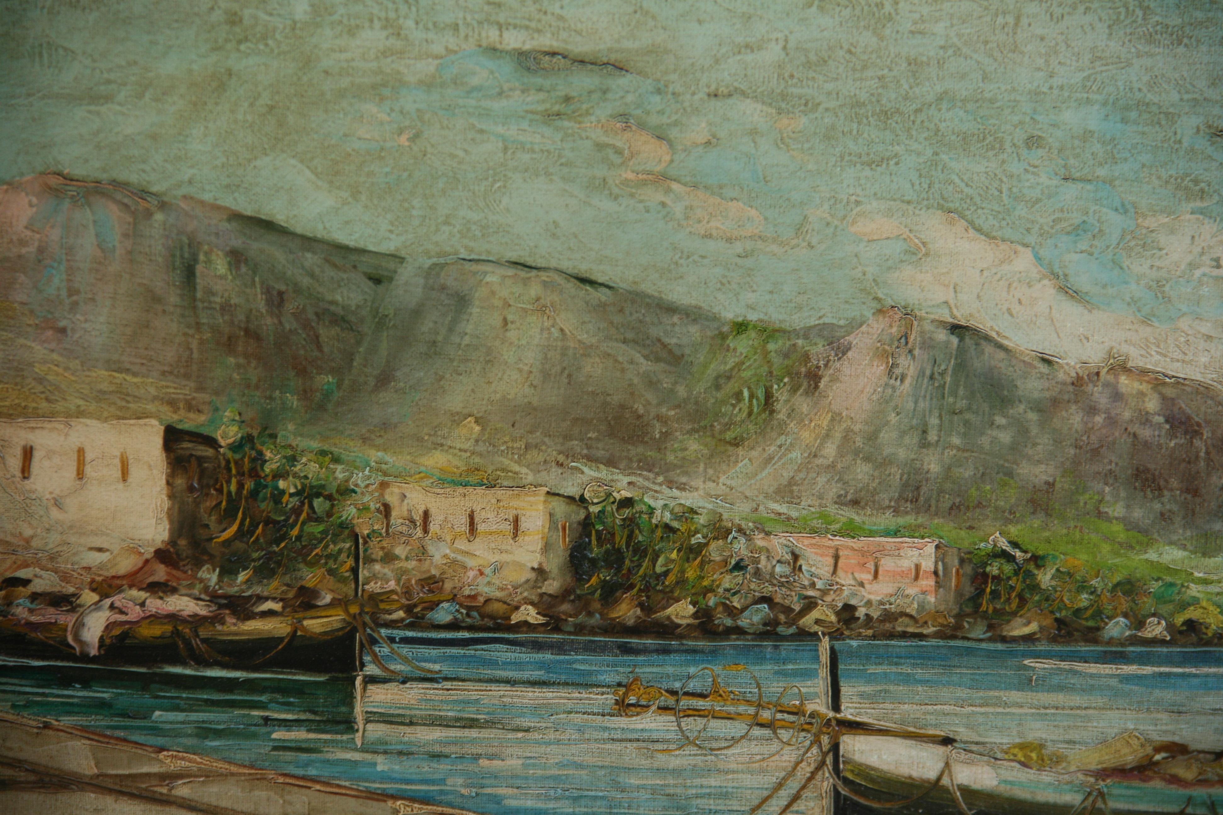Amalfi Coastal Landscape  Painting 4