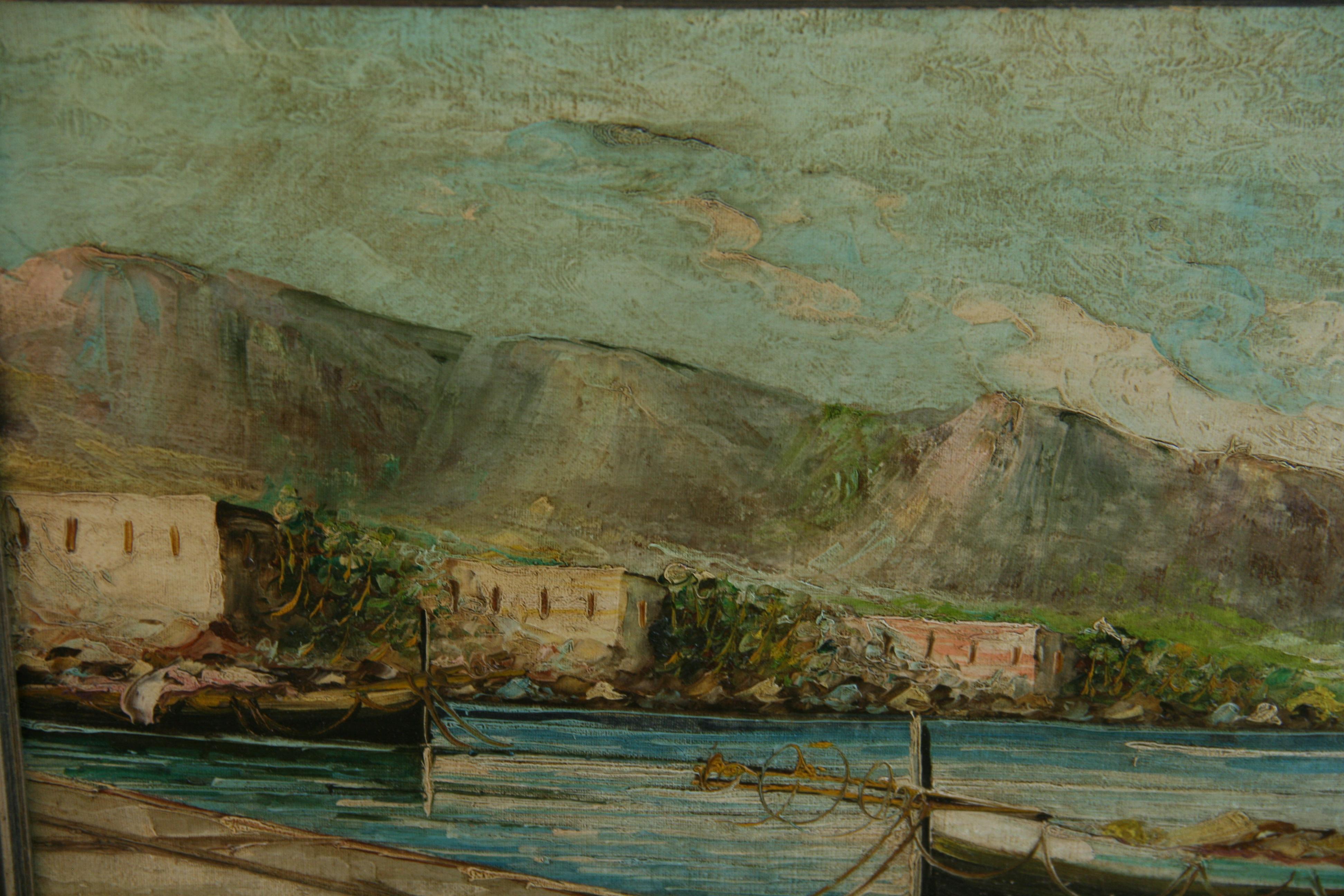 Amalfi Coastal Landscape  Painting 8