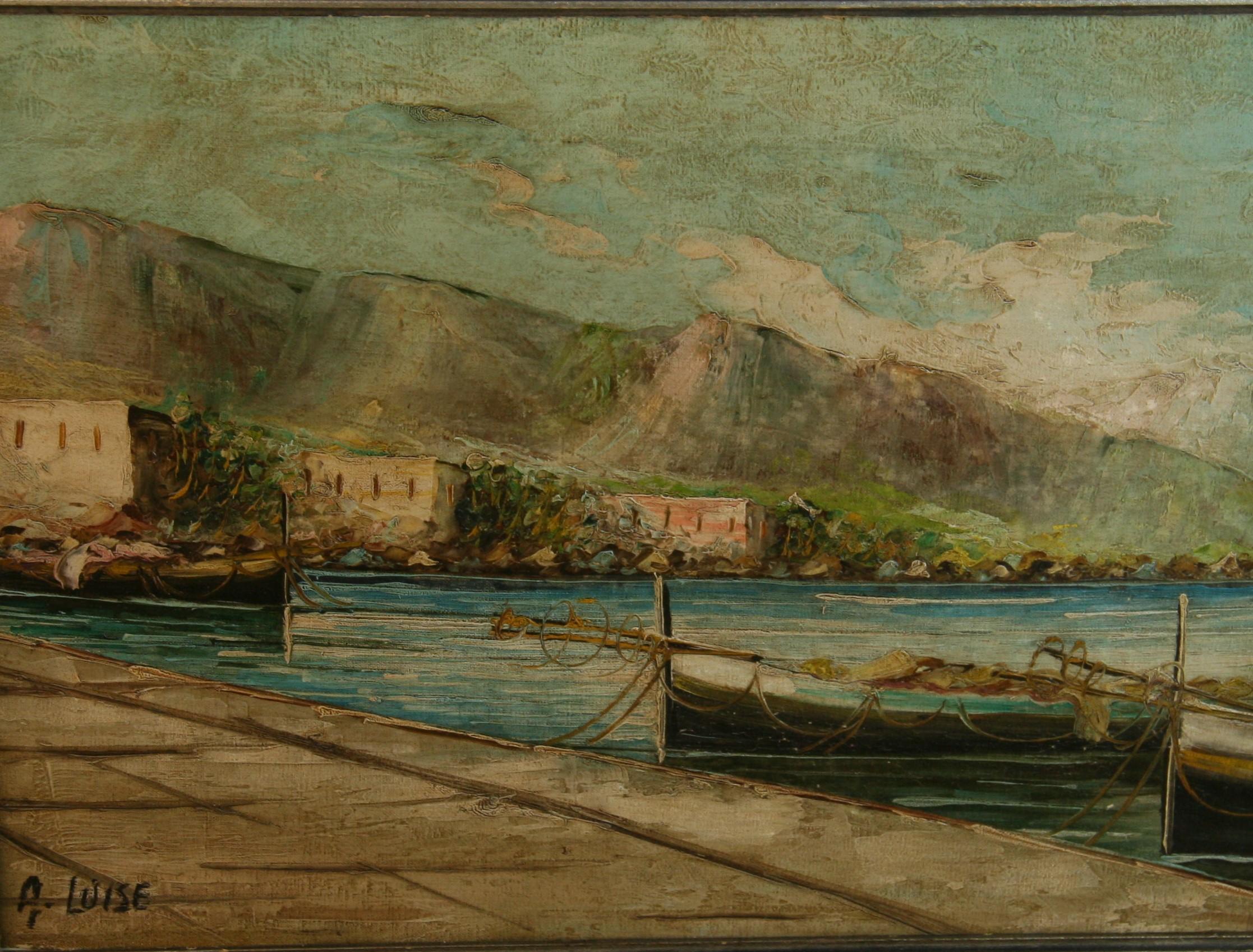 Amalfi Coastal Landscape  Painting 2