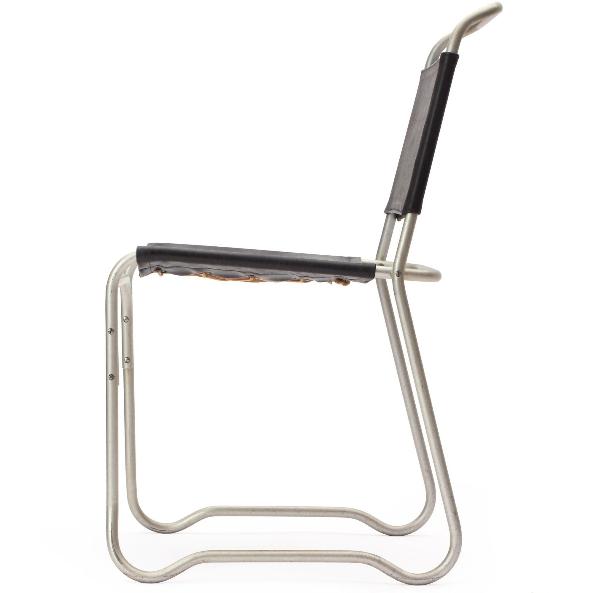American Aluma-Stack Chair by Jack Heaney for Treitel - Gratz Co. Inc., 1947 For Sale