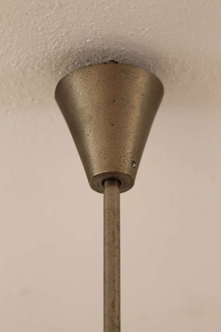 Mid-20th Century Alumag Belmag Three Cone Shape Pendant Lamps For Sale