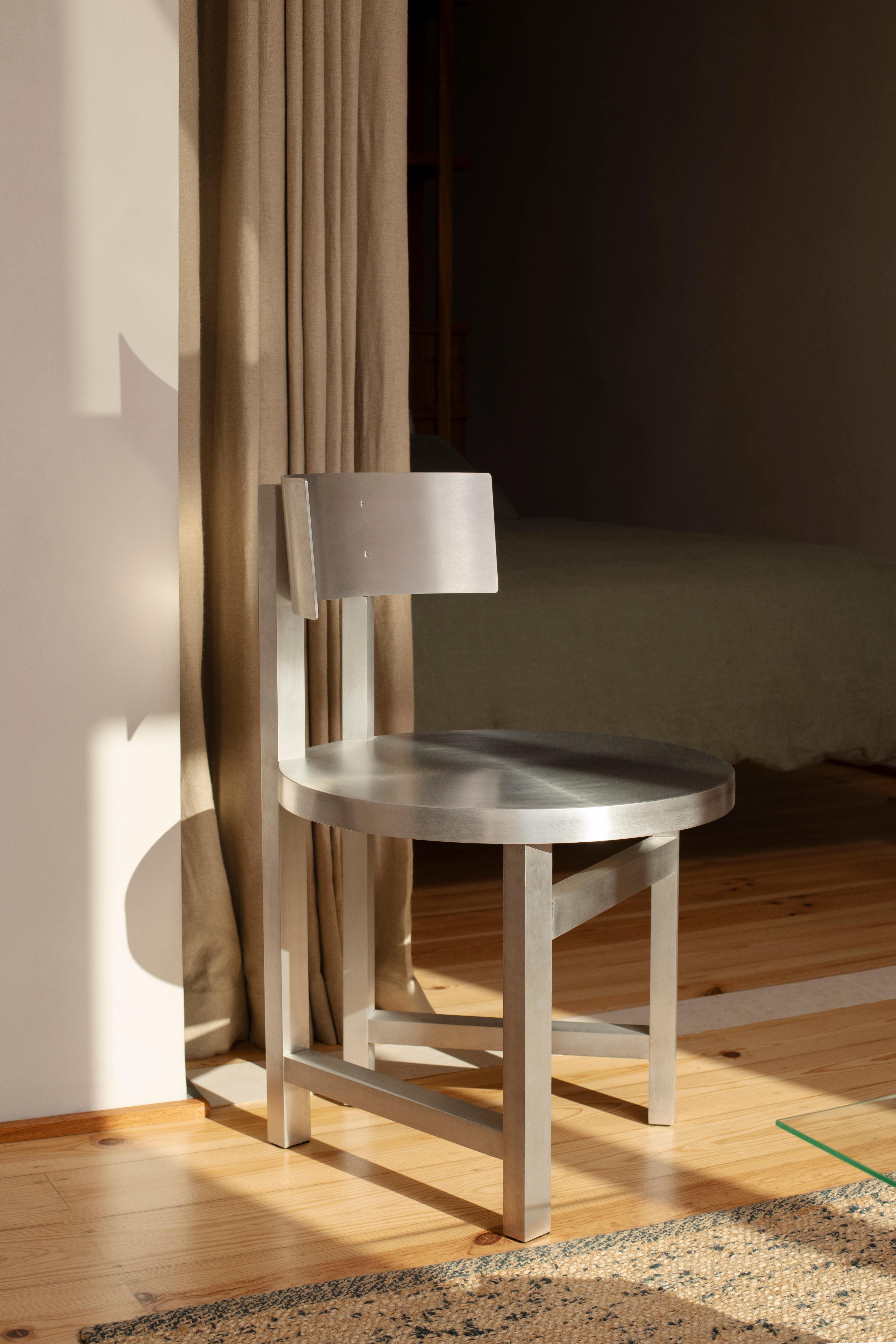 Brushed Alumina Chair For Sale