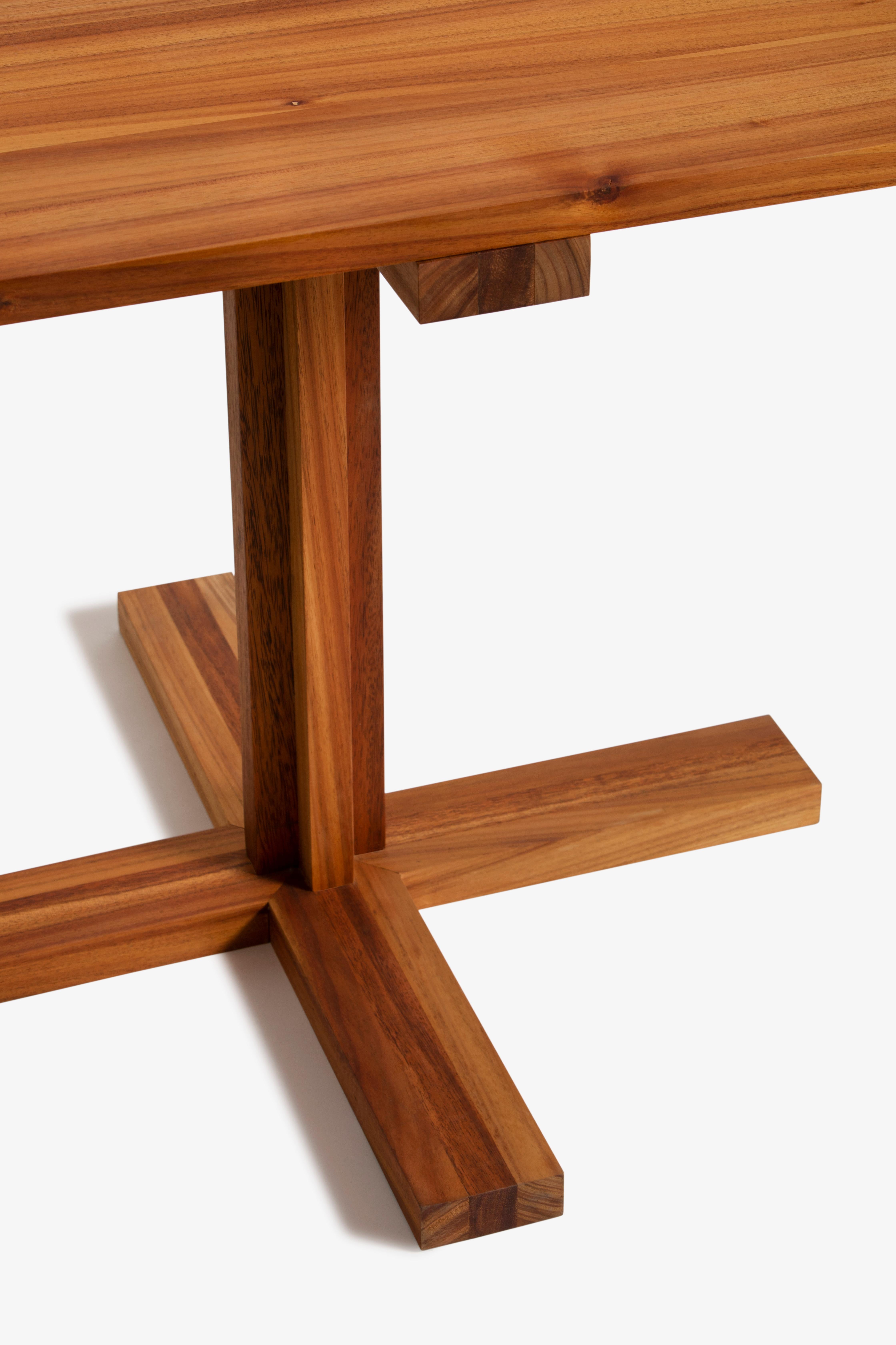 Portuguese Alumina Square Wooden Table For Sale