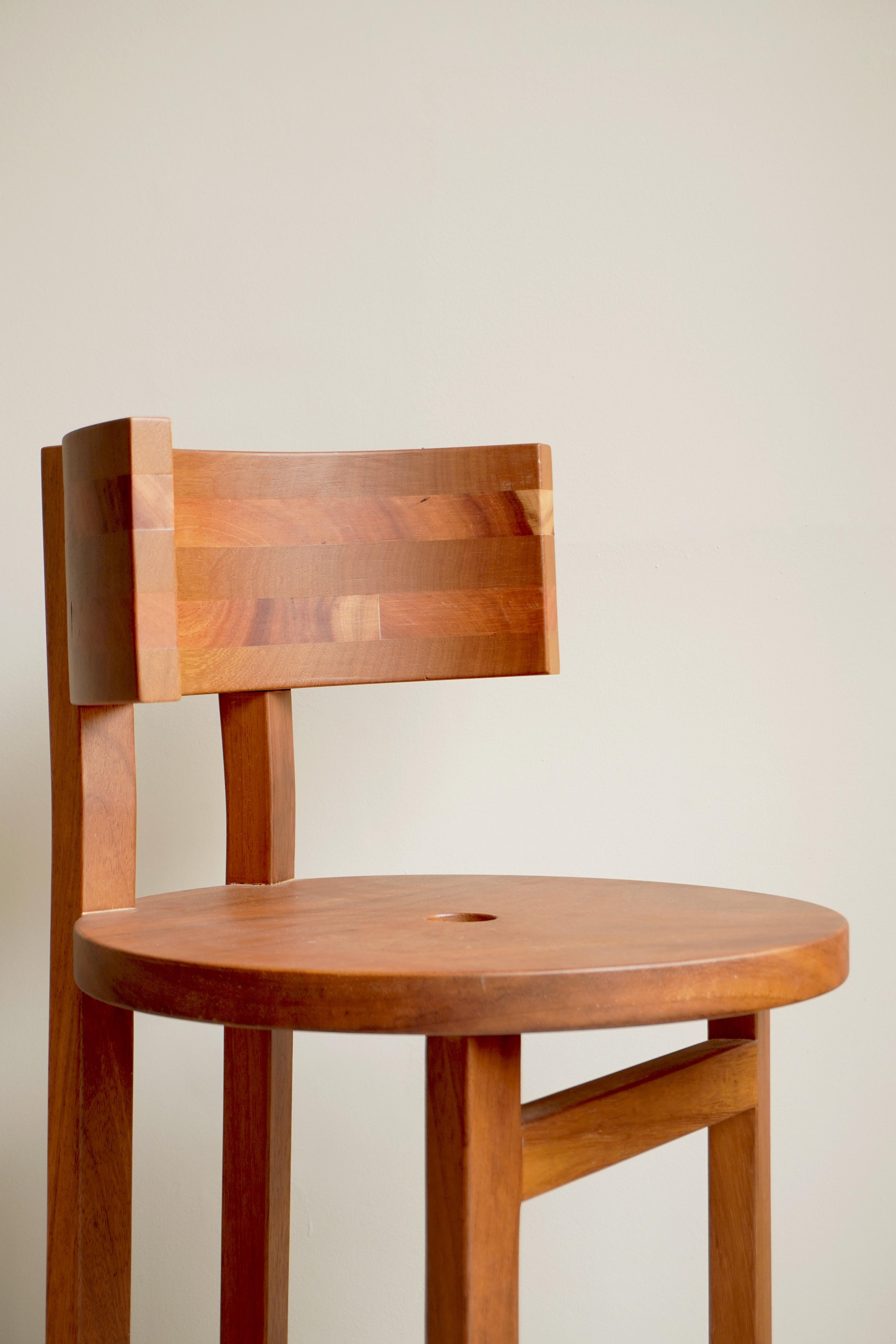 Post-Modern Alumina Wooden Chair by Studio Gameiro For Sale