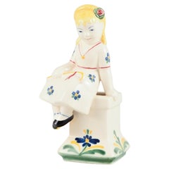 Aluminia Children''s help figure of the Shepherdess von 1954.