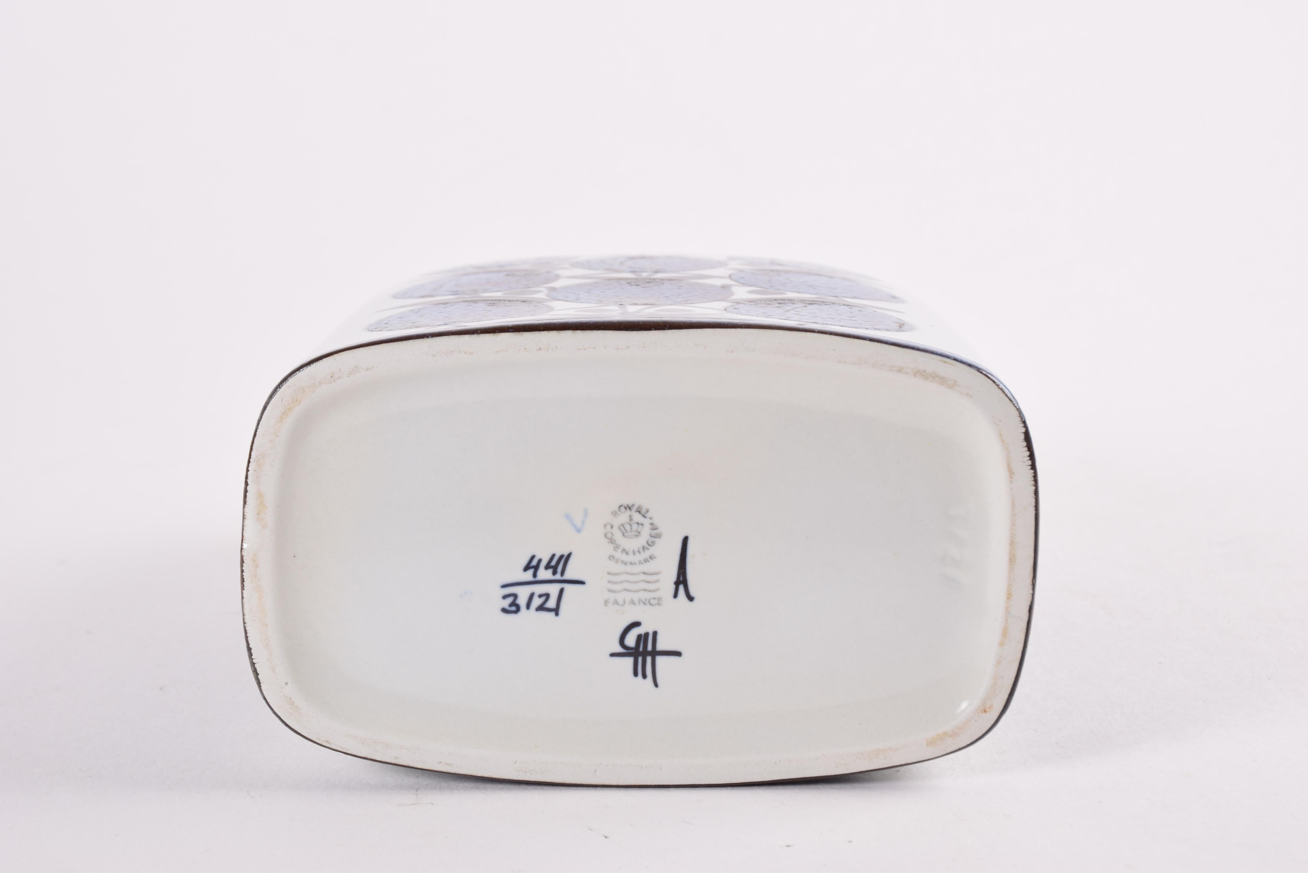 Jarrón Aluminia Royal Copenhagen Tenera de Grethe Helland Hansen, Danés Años 60 en venta 4