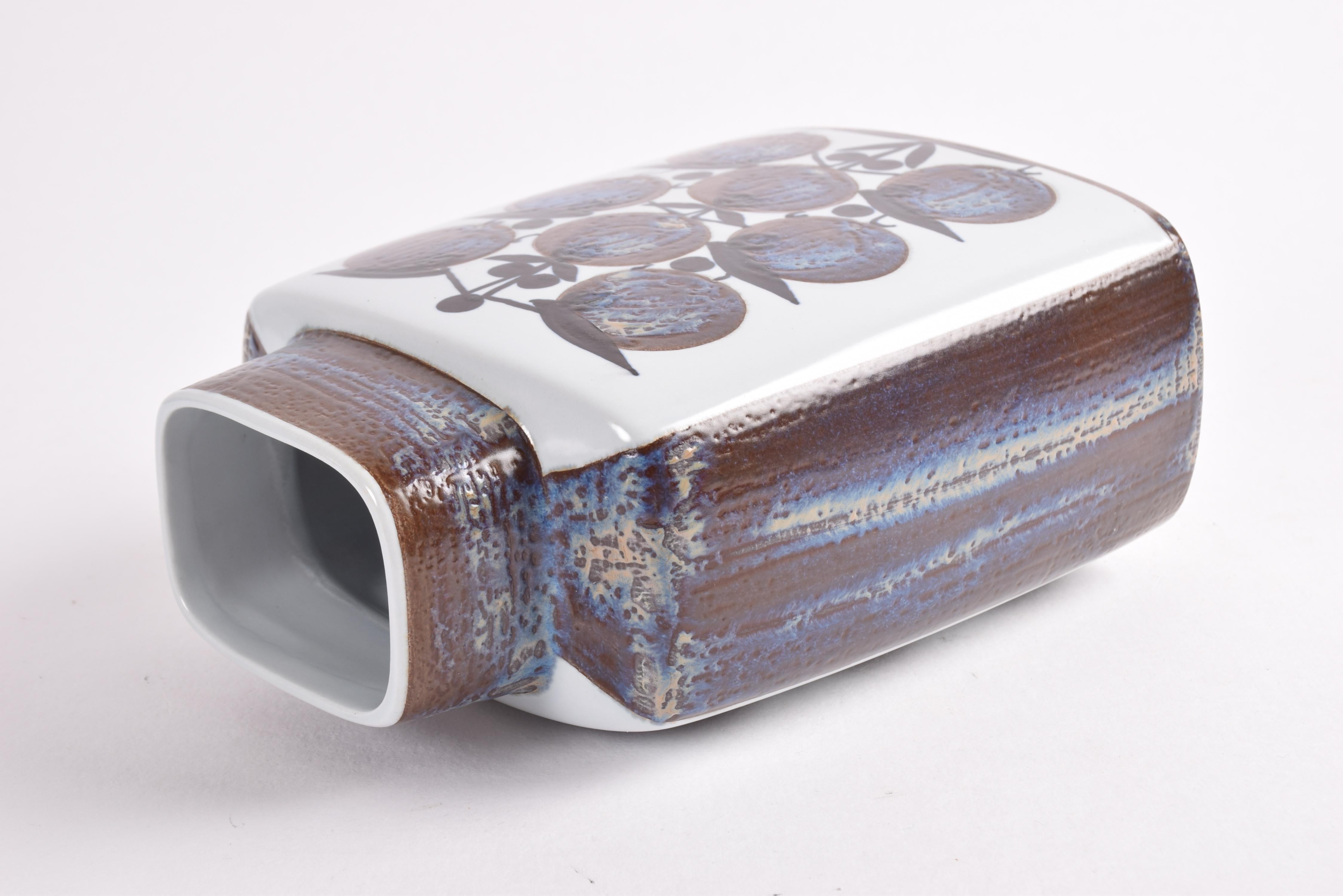 Aluminia Royal Copenhagen Tenera Vase by Grethe Helland Hansen, Danish 1960s 1