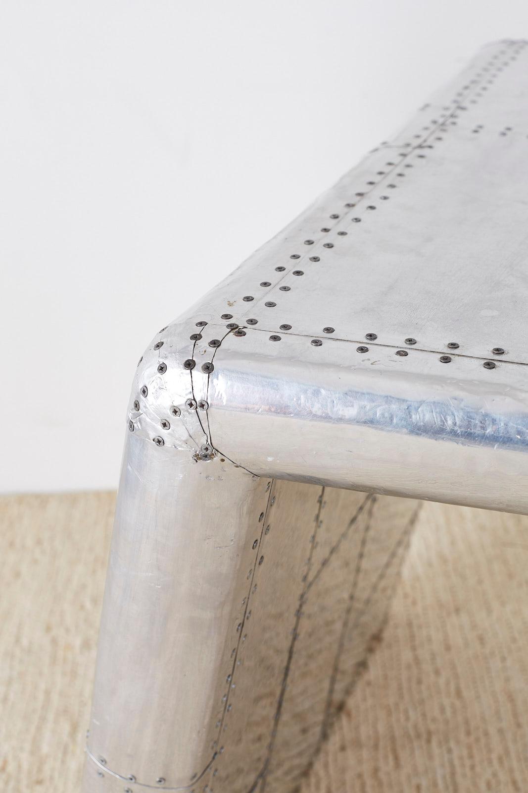 Indian Aluminum Aircraft Aviation Jet Wing Writing Table Desk