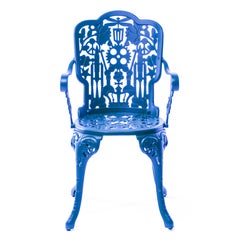 Aluminum Armchair 'Industry Collection' by Seletti, Sky Blue