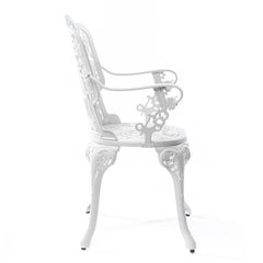 Poltrona in alluminio "Industry Garden Furniture" di Seletti, Bianco