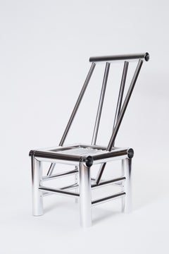 Aluminium Bamboo Chair by Joseph Dejardin