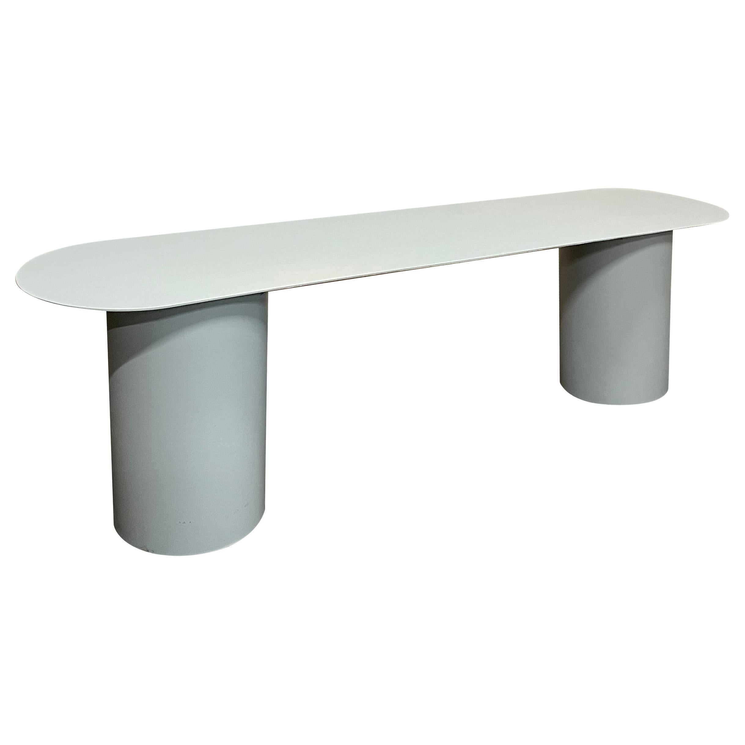 Banc en aluminium signé par Chanel Kapitanj, 75