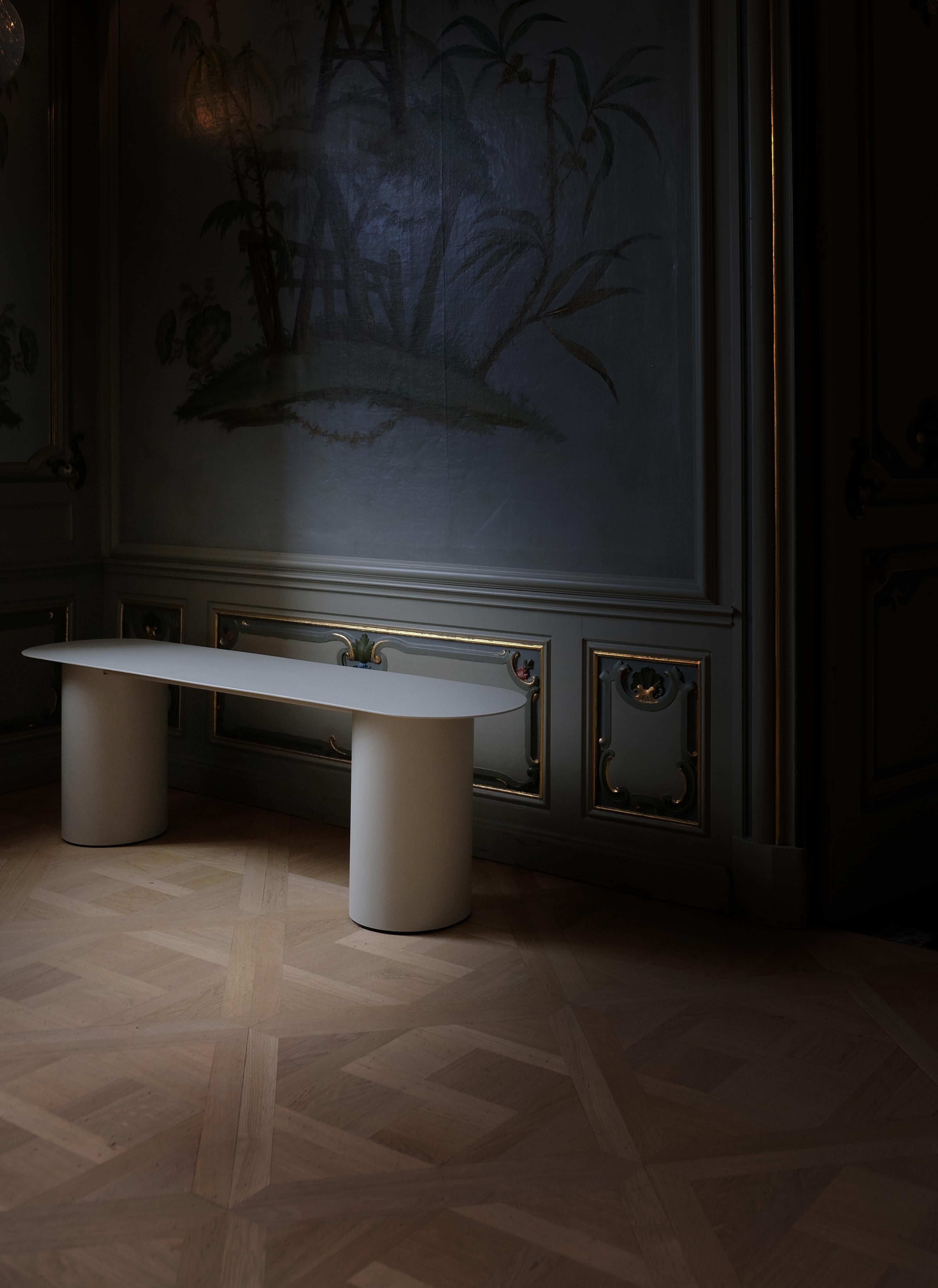 Aluminium Bench by Chanel Kapitanj In New Condition For Sale In Geneve, CH