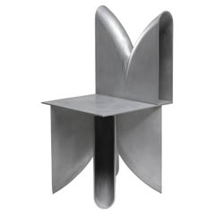 Aluminium cast grey architectural bb chair
