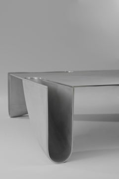 Aluminium cast grey architectural bb coffee table