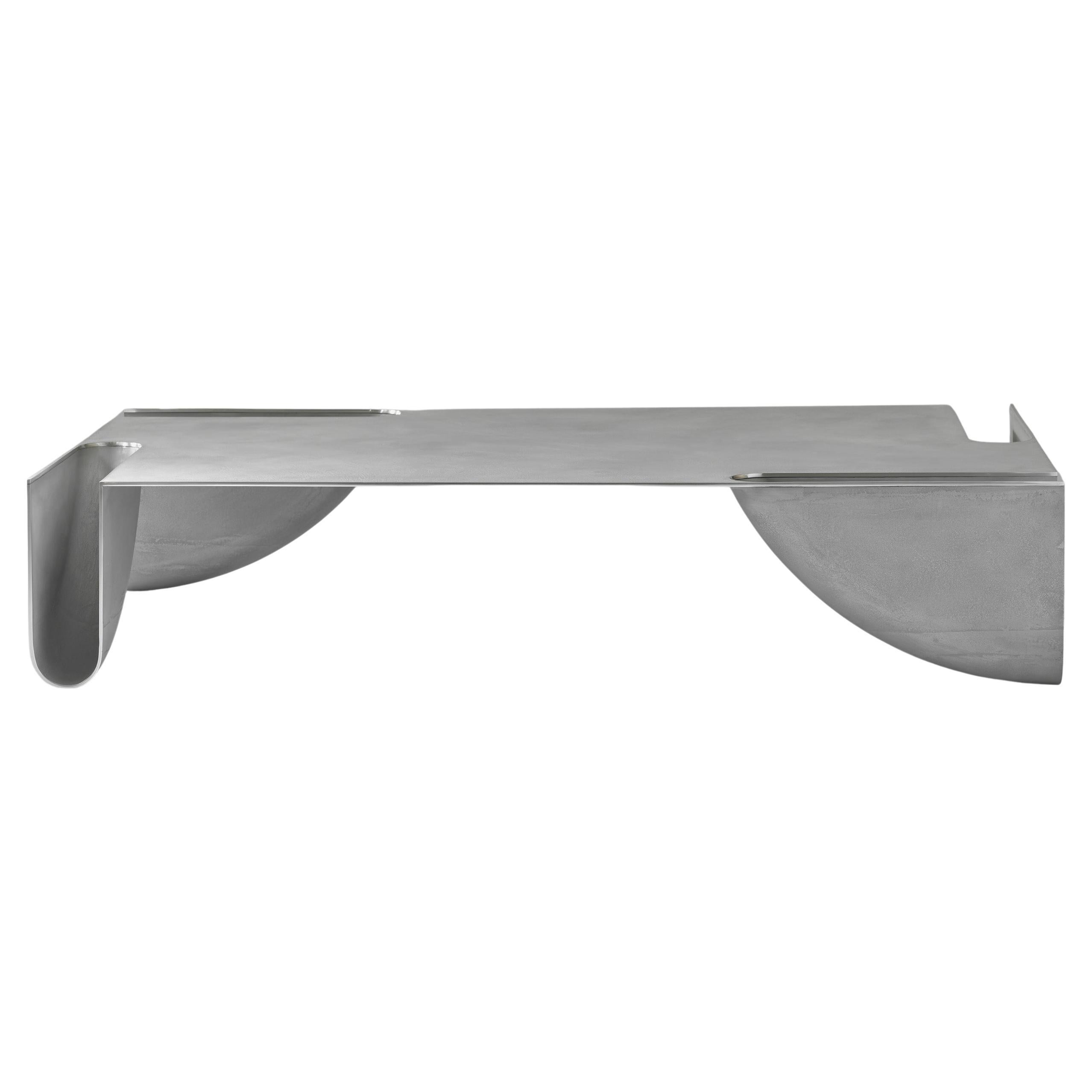 Aluminiumguss grau architektonisch bb Couchtisch