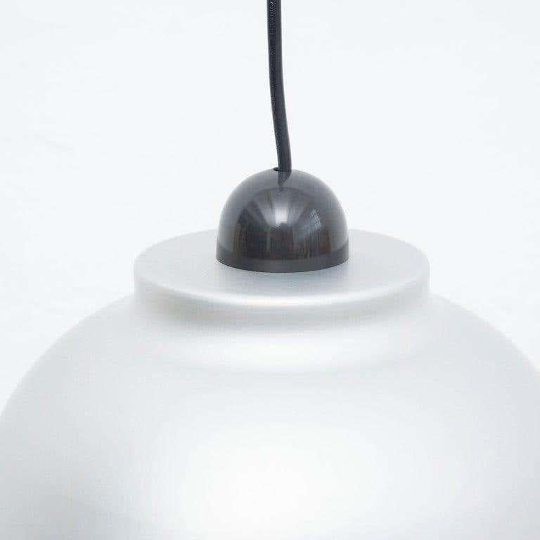 Francese Lampada da soffitto in alluminio, 1960 circa in vendita