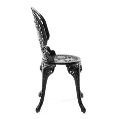 Aluminum Chair "Industry Garden Furniture" by Seletti, Black
