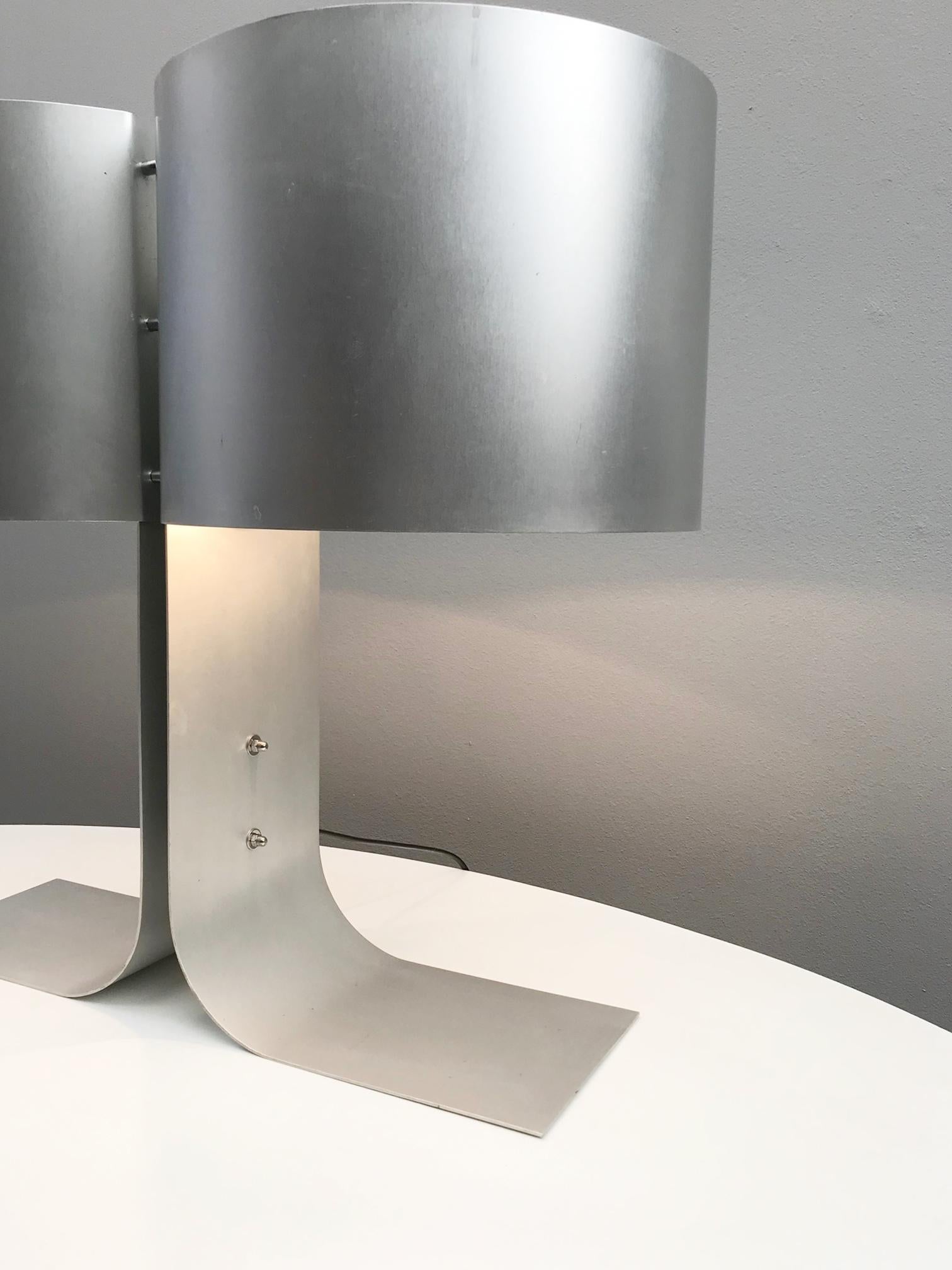 Aluminium Desk Lamp In Good Condition In Brussels, BE