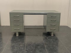 Aluminium Desk with Laminate Top from Carlotti, 1950s