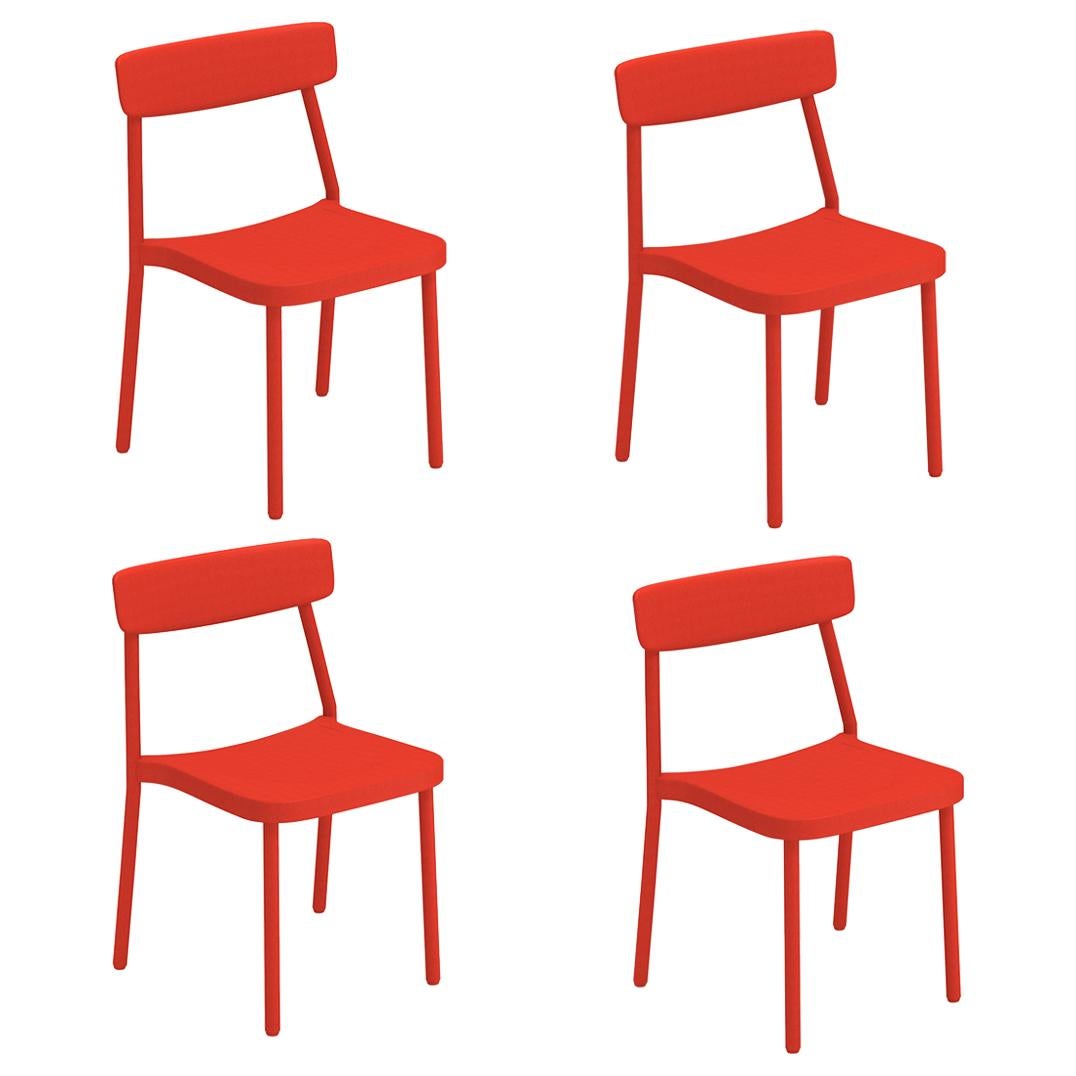 Aluminium EMU Grace Chair, Set of 4 Items For Sale
