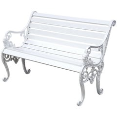 Vintage Aluminium Garden Bench