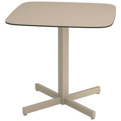 Aluminium and HPL EMU Shine 2/4 Seats Square Table HPL Top