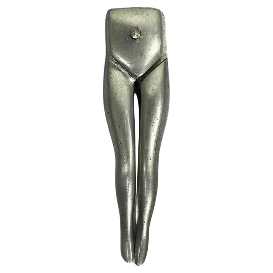 Aluminium Nutcracker in Female Form For Sale