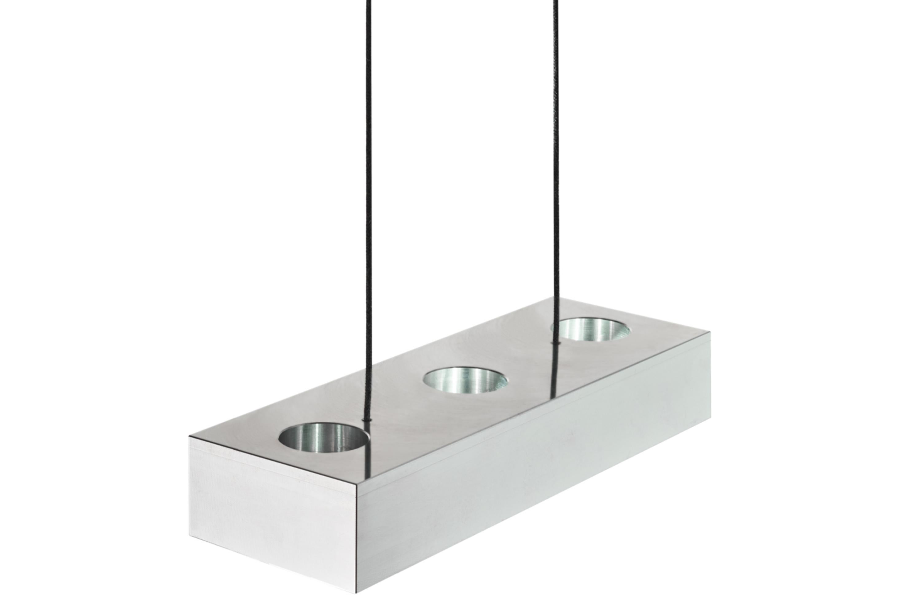Postmoderne Lampe suspendue en aluminium Oblivion de Lexavala en vente