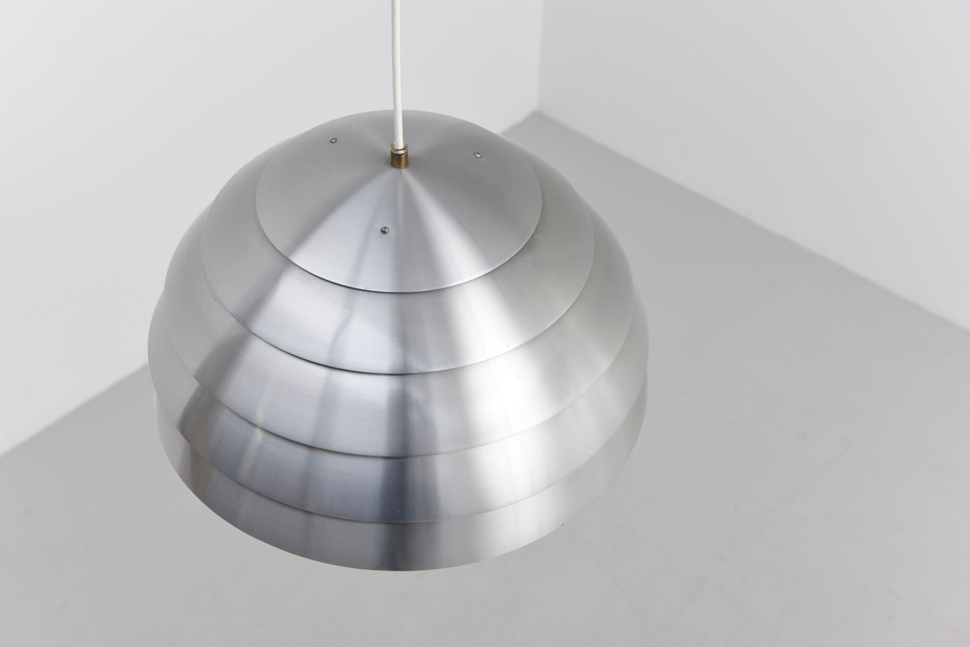 Aluminum Aluminium pendant lamp, Hans Agne Jakobssen