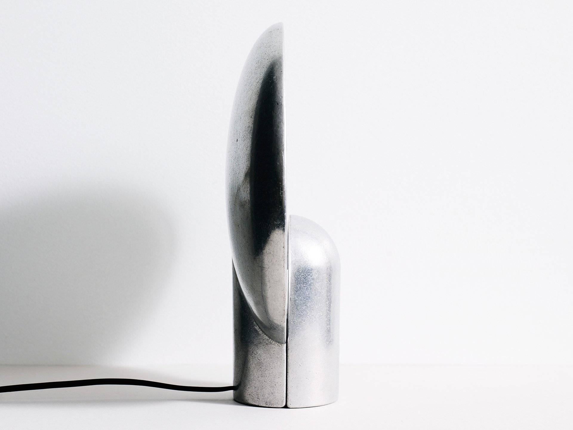Modern Aluminium Sconce Table Lamp by Henry Wilson For Sale