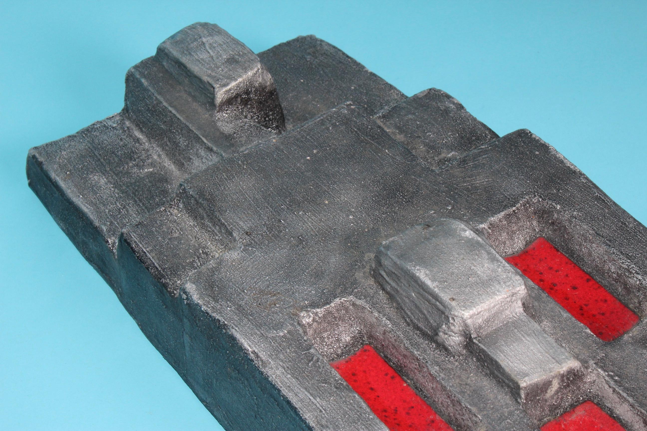 European Aluminium Signed Sculpture, Dated 1968